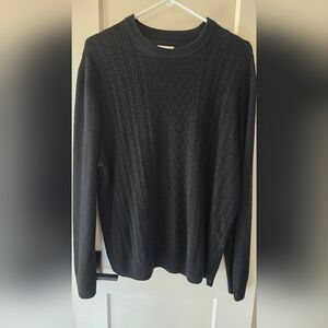 Docker's Men's Black Crewneck Sweater Size XL